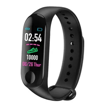 

Color IPS Screen Smart Sport Fitness Bracelet Blood Pressure Activity Tracker Smart Wristband For Men Women Watches
