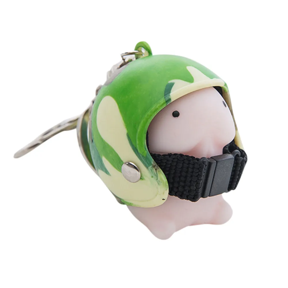 Dingding мягкий игрушечный шлем милый брелок сжимающий снятие стресса шалость игрушка - Цвет: C3
