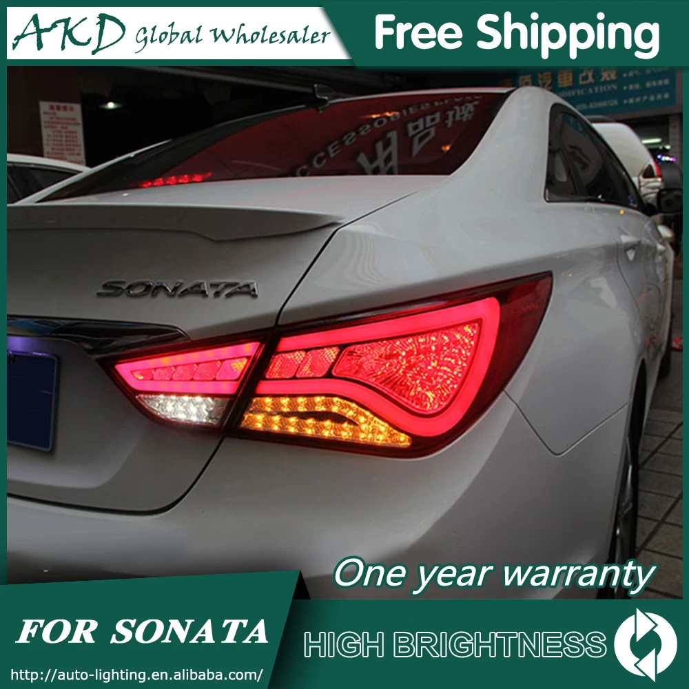 Задний фонарь для автомобиля 2011- hyundai Sonata 8 MK8 светодиодная сигнальная лампа Противотуманные фары DRL дневные ходовые огни тюнинг автомобильные аксессуары