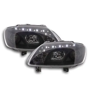 

FKSFSVW010061fari Daylight LED DRL look VW Touran type 1T / VW Caddy 2K type year constr. 03-06 Black