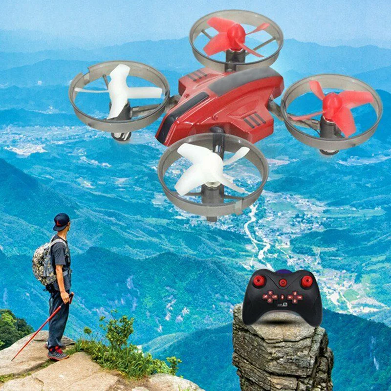 $31.62 Land Driving Outside Fly RC Quadcopter Model In Land Sky Mode Remote Control Drone For Children