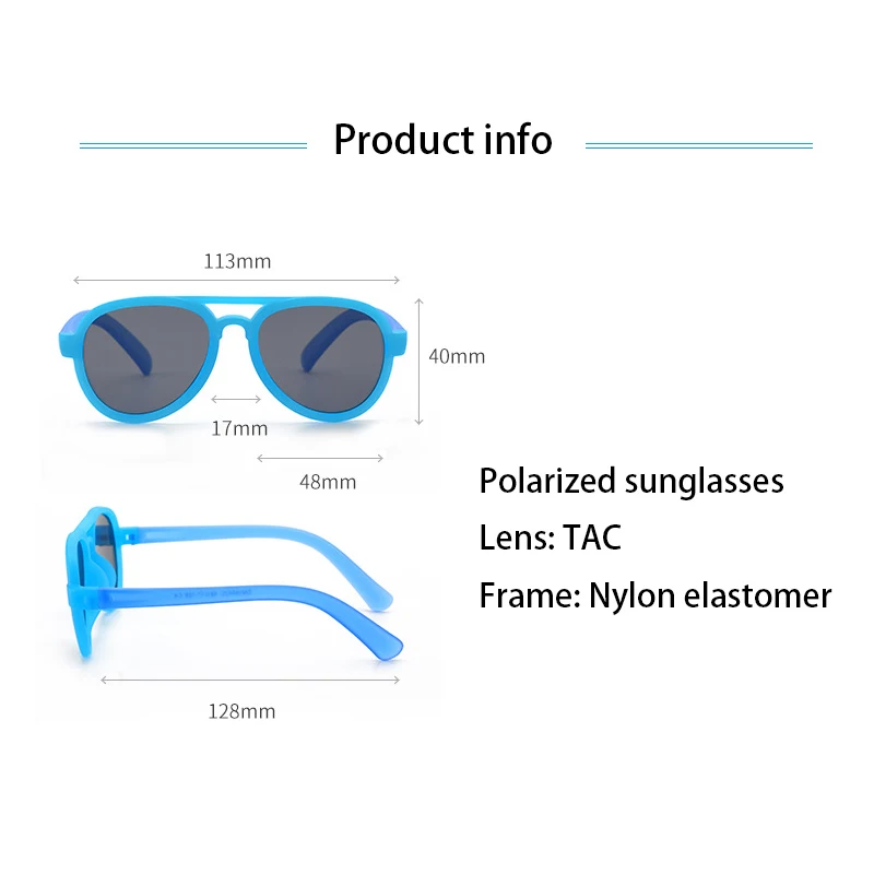 TPEE резиновые гибкие Детские поляризованные солнцезащитные очки возраст от 3 до 10 лет небьющиеся Дети Девочки Мальчики