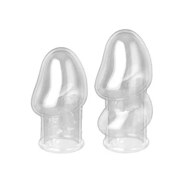 2PCS Glans Cock Ring Penis Enlargement Foreskin Rings Delay Ejaculation Reusable Penis Rings Extender Sex Toys for Men 6