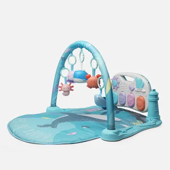 

Baby multi-function soothing toy ocean music piano fitness stand baby pedal piano new gift soft light eye protection