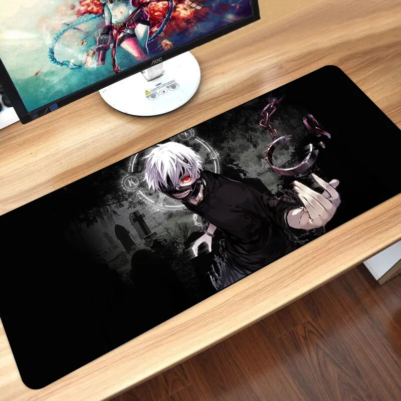 Sovawin, очень большой резиновый коврик для мыши, 80x30 см, XL, игровой коврик для игры в Токийский Гуль, игровой коврик для офисного стола, настольный компьютер, коврик для ноутбука