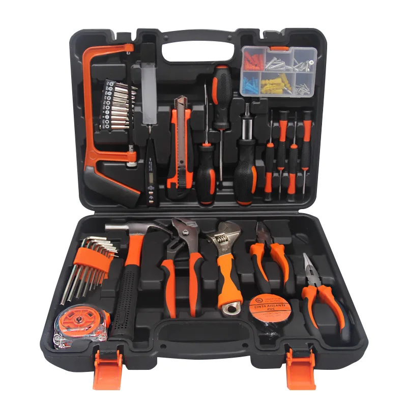 

Tool Box Household Set Manual Hardware Home Improvement Tool Set Multi-functional Woodworking Electrician Maintenance Tool Kit