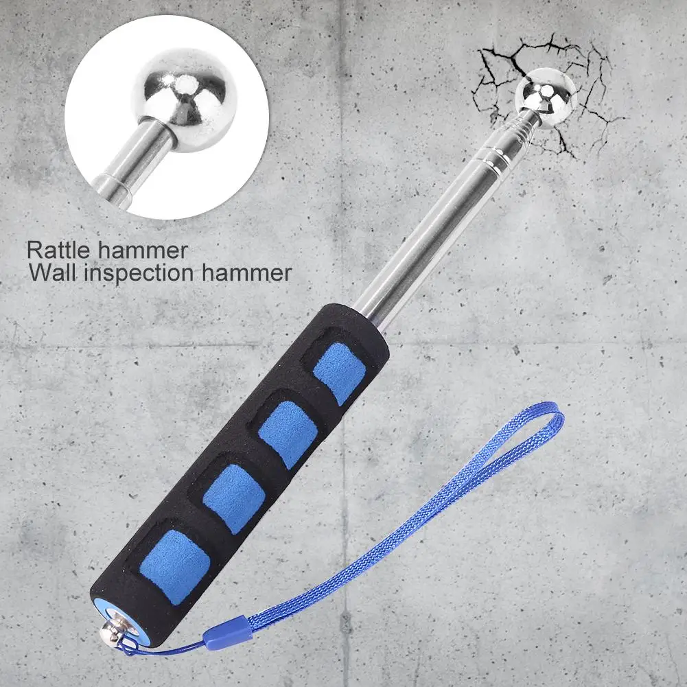 Telescopic Wall Check Hammer Walls Floors Ceilings Tiles Test Thickening Checker New | Инструменты
