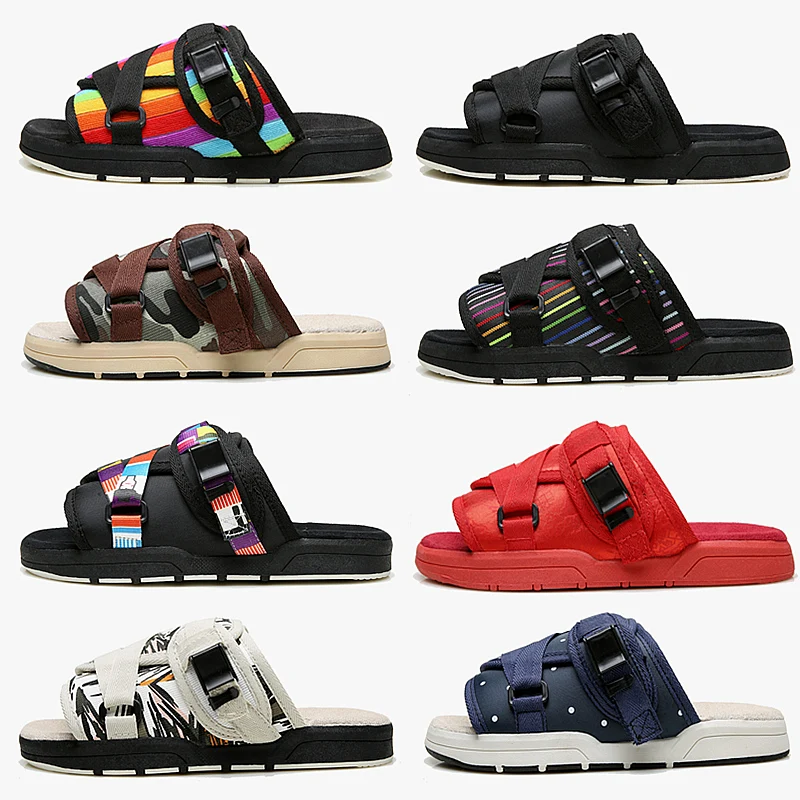 

new Men summer slippers women couple net flip-flops comfortable footwear Casual Shoes Non-slip Beach slippers plus size 36-45