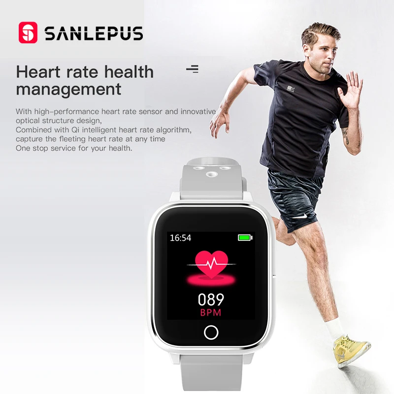 2020 SANLEPUS Smart Watch With Wireless Headphones