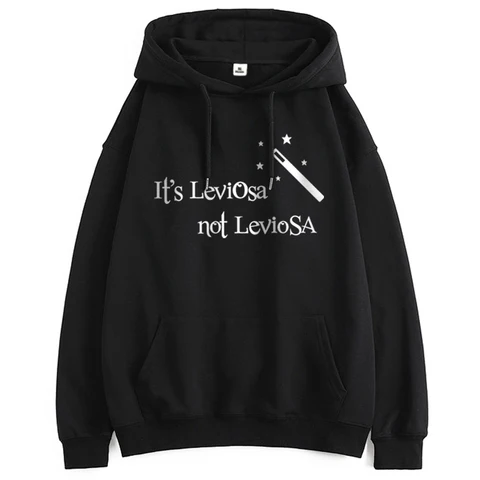 Leviosa Not Leviosa Woman Hoodies Fashion K-pop Pullovers 2021 New Autumn Casual Sweatshirts Hip Hop Polyester Clothing