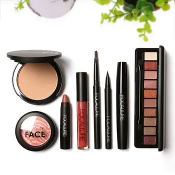 

FOCALLURE 8Pcs/Set Makeup Set Kits Blusher Eyeliner Mascara Women Lady Beauty