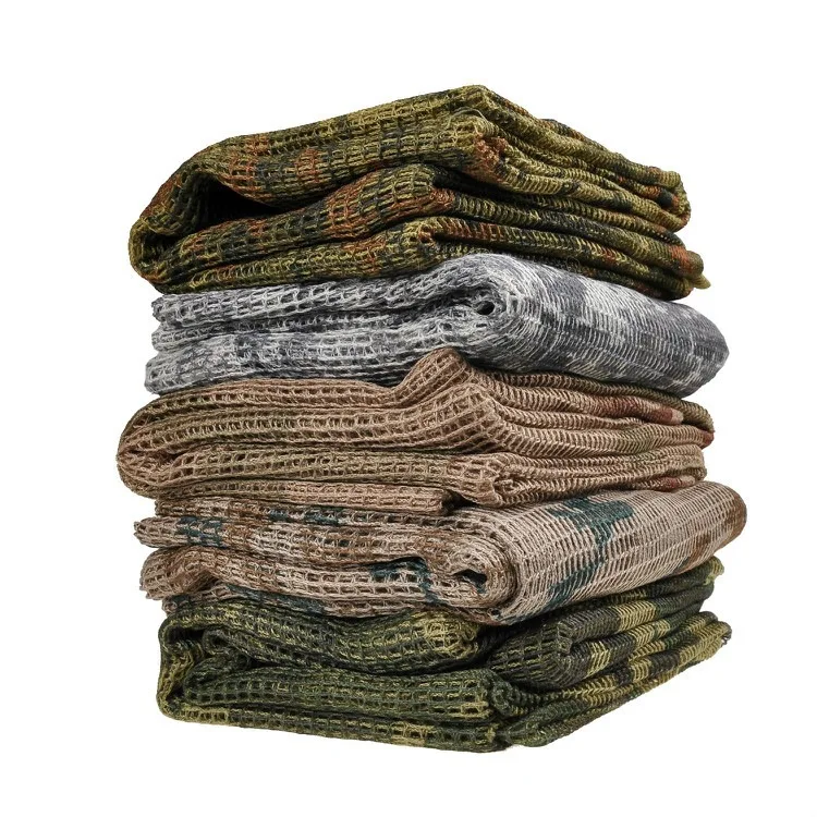 190*90cm Scarf Cotton Military Camouflage Tactical Mesh Scarf Sniper Face Veil Outdoor Camping Hunting Hiking Arab Scarve male scarf