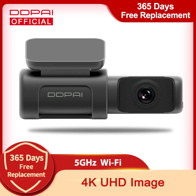 DDPAI Dash Cam Mini 5 UHD DVR Android Car Camera 4K Build-in Wifi GPS 24H Parking 2160P Auto Drive Vehicle Video Recroder Mini5