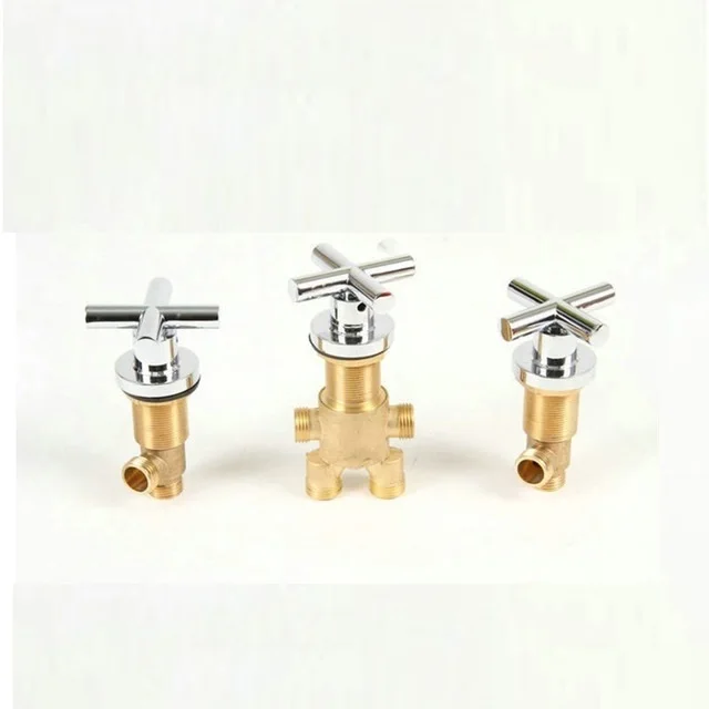 

MTTUZK Solid Brass Mixing Valve Tap For Bathtub Faucet Hot and Cold Mixer Waterfall Bathroom Faucet Accessories
