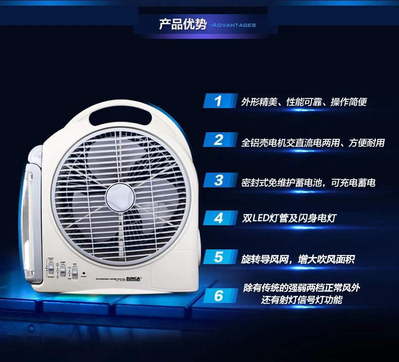YY Student Desk Fan Power Storage 