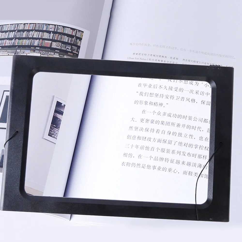 

Handsfree USB 2.5~3X Reading Full-page Magnifier 12Leds Magnifying Foldable Desk Table Desktop Lamp Light magnifying glass