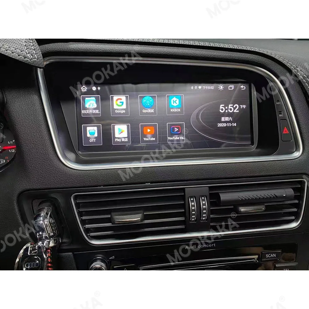 

8G+128G For 2009-2016 Audi Q5 Android 10.0 Car GPS Navi Google WIFI Carpaly Navigation Multimedia Player