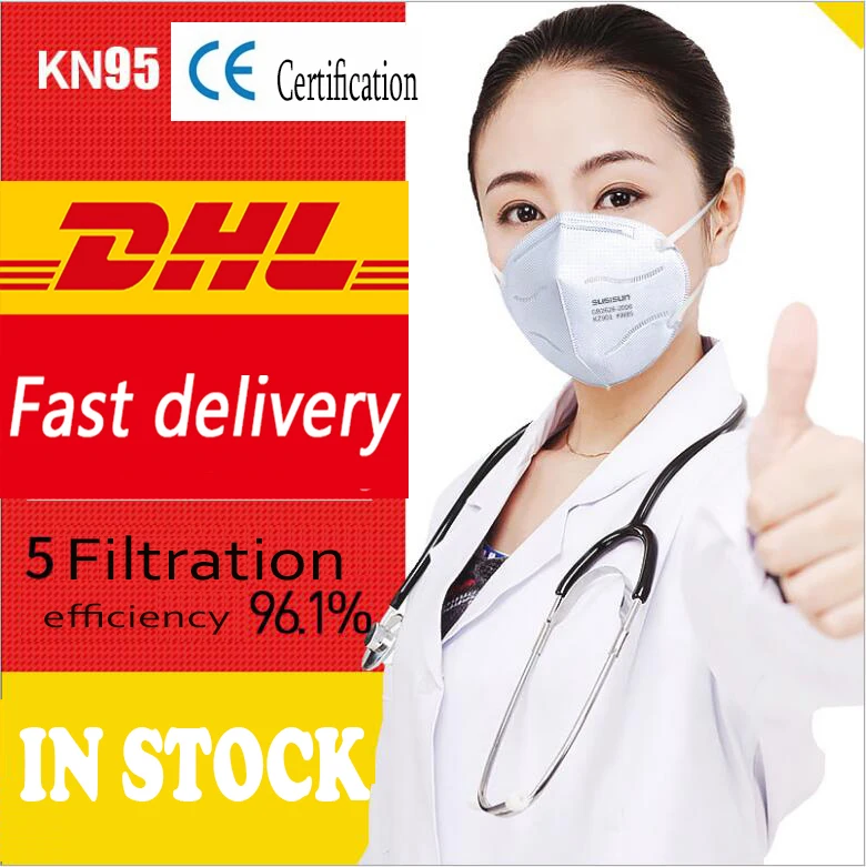

30 PCS KN95 WIth CE certification Air Purify Respiratory Filter 4 Layer Particulate with Activated Carbon Dust proof for Pollen