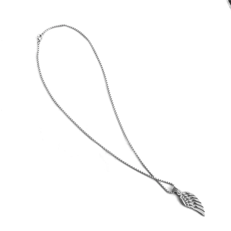 Цепочка из нержавеющей стали Angel wingsPendant, колье, ожерелье, ожерелье, колье, женское ювелирное изделие, панк, хип-хоп цепочка, ожерелье ангела
