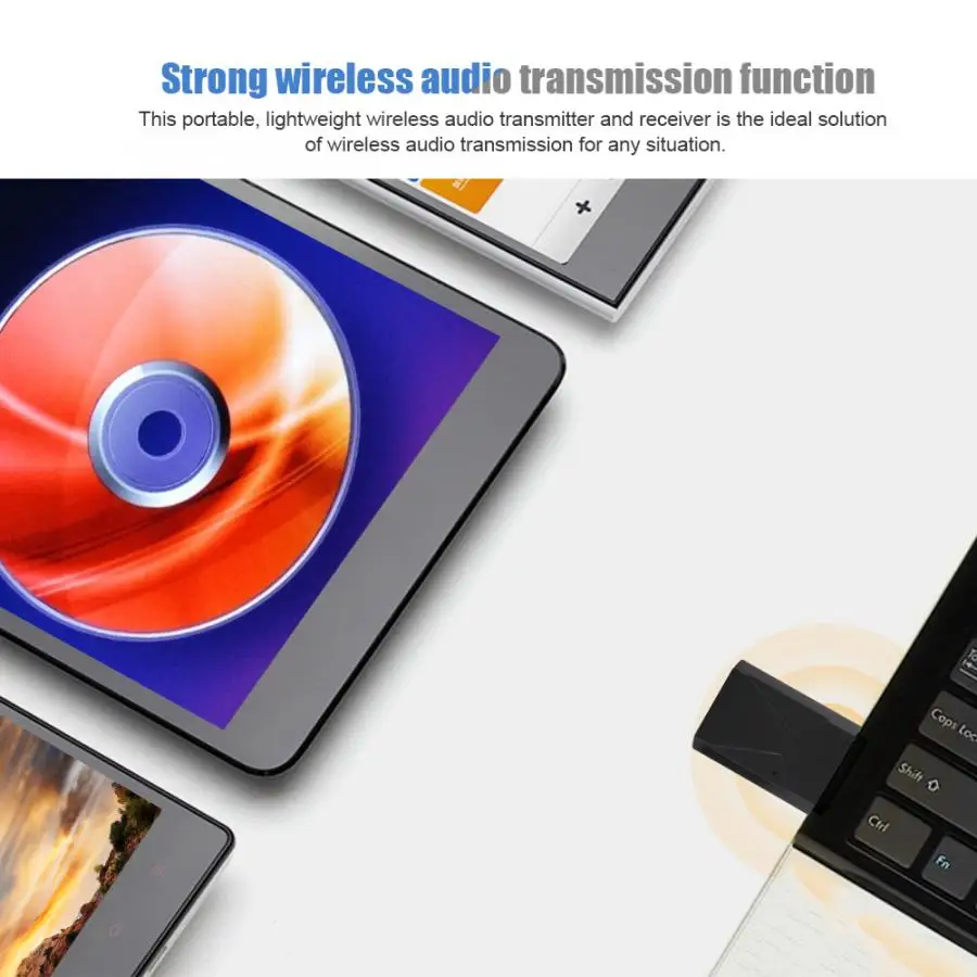 Универсальный USB Hands Free беспроводной Bluetooth 5,0 аудио передатчик приемник 2 в 1 адаптер