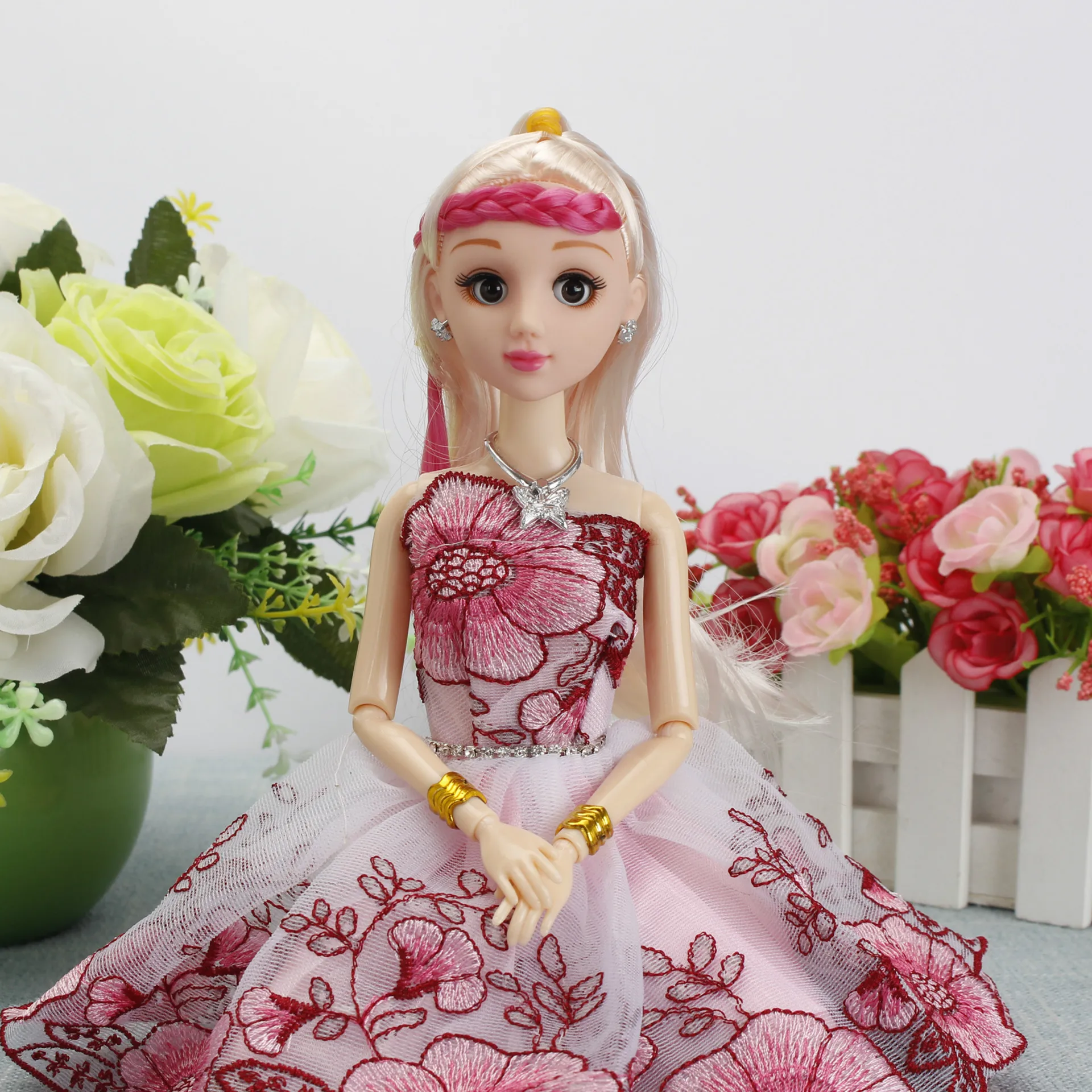 4D Blink кукла BJD обнаженное тело шарнир подарок на день рождения DIY дети большие глаза игрушка для девочки кукла BJD кукла большая голова Кукла аксессуар