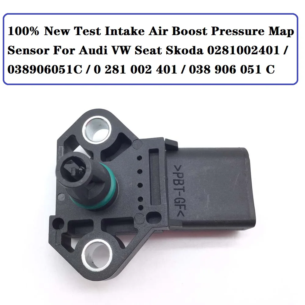 100 Test Intake Air Boost Pressure Map Sensor For Audi VW Seat Skoda