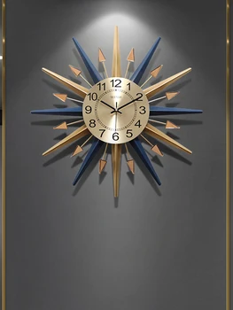 

Clocks Wall Clocks Living Room Nordic Fashion Creative Wall Clock Bedroom Household Wall Watch Modern Simple Personality Atmosph