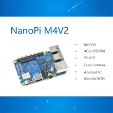 Friendly RK3399 NanoPi M4V2 WiFi Dual Camera 4G Memory 4K Playback Android 8