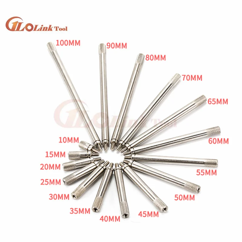 Extension Rods for Dial Indicators Probe Connecting Rod HSS Accessory More Specifications M2.5*10mm-100mm Measuring Tools dial indicator extension rod