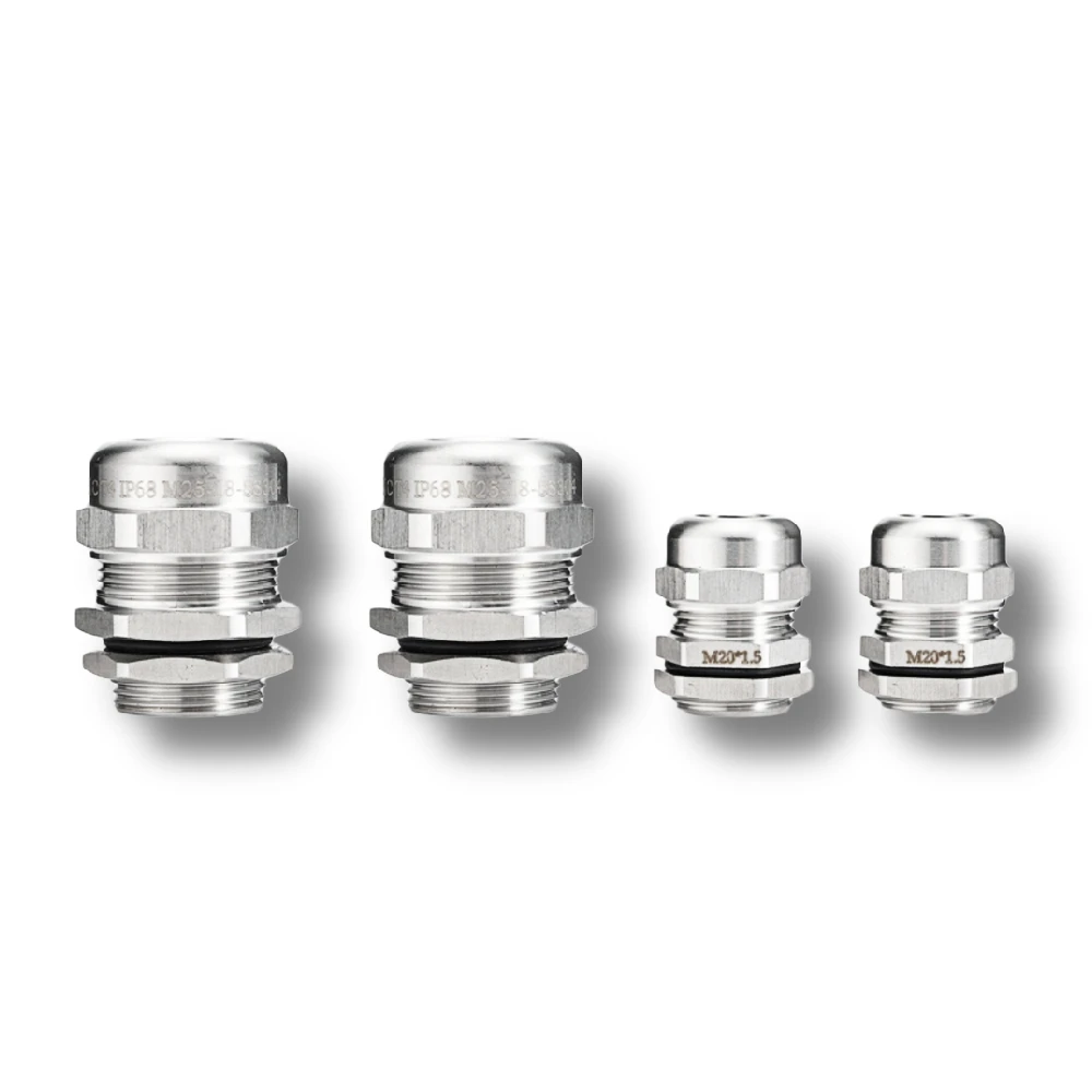Waterproof Cable Gland Ip68 304 Stainless Steel Inox 1/4" 3/8"1/2" 3/4