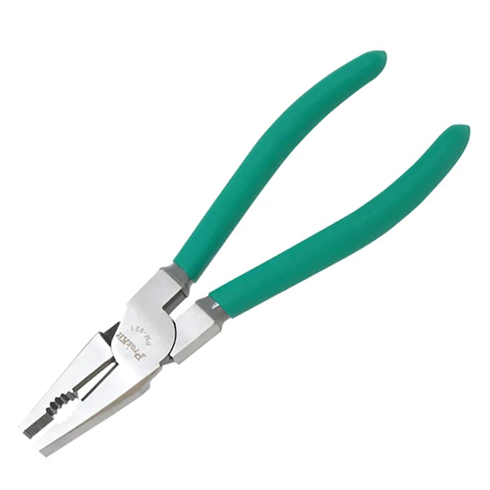 Pro'sKit PM-921 8" Labor-Saving Leverage Steel Wire Pliers Multifunctional labor-saving multi tooth electric cable pliers