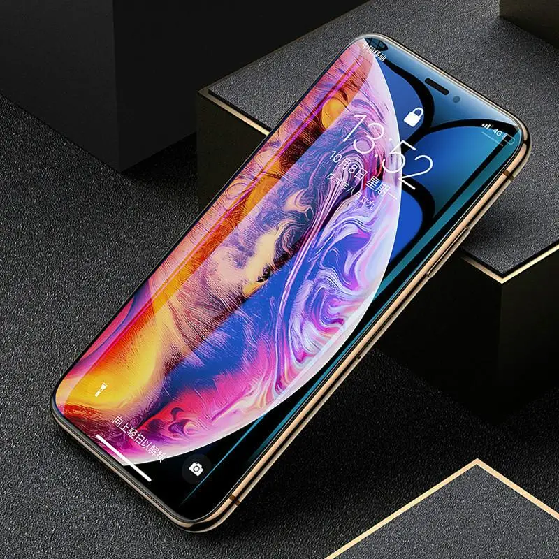 200D закаленное защитное стекло для iPhone 11 Pro X XR XS Max полная Защита экрана для iPhone 11 7 8 Plus 6 6S стеклянная пленка