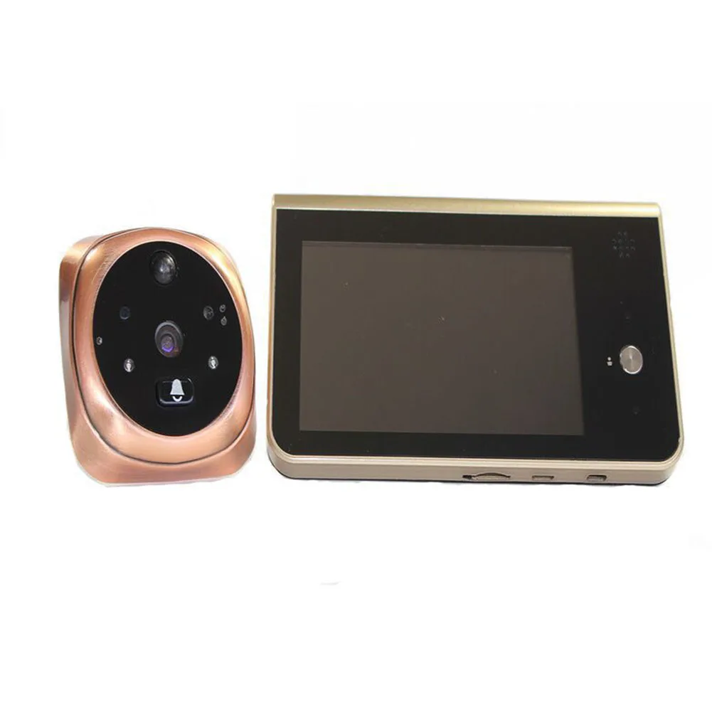 

Infrared Home Video Doorbell Security Smart WIFI Intercom Visual 4.3 Inch LCD Motion Detection HD Peephole Night Vision Camera