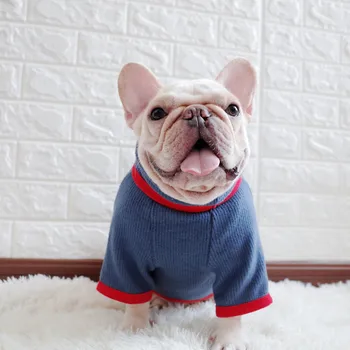 

Turtleneck Dog Clothes Soft Pet Hoodie Spring Autmn French Bulldog Dog Costume Outfit S-XXL Sweater Sweatshirt Puppy Clothing XL