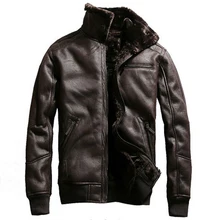 ВВС Мужское пальто из искусственного меха зимняя теплая одежда Shearling брендовая мужская меховая кожаная куртка пальто бархатное пальто американский стиль A913