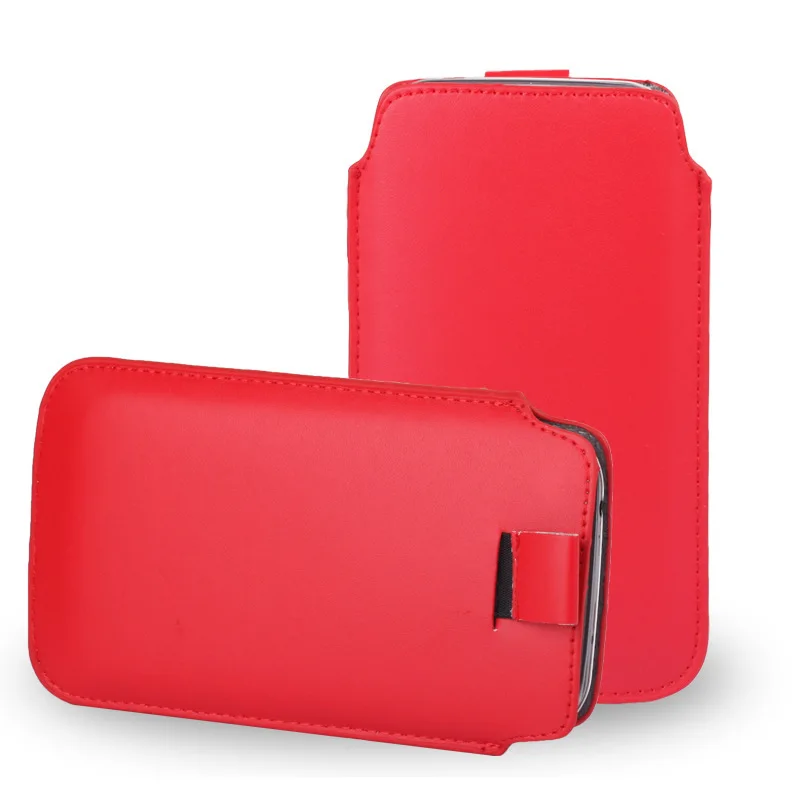 TOKOHANSUN универсальный чехол для телефона Doogee S40 S30 чехол из искусственной кожи чехол s - Цвет: Красный