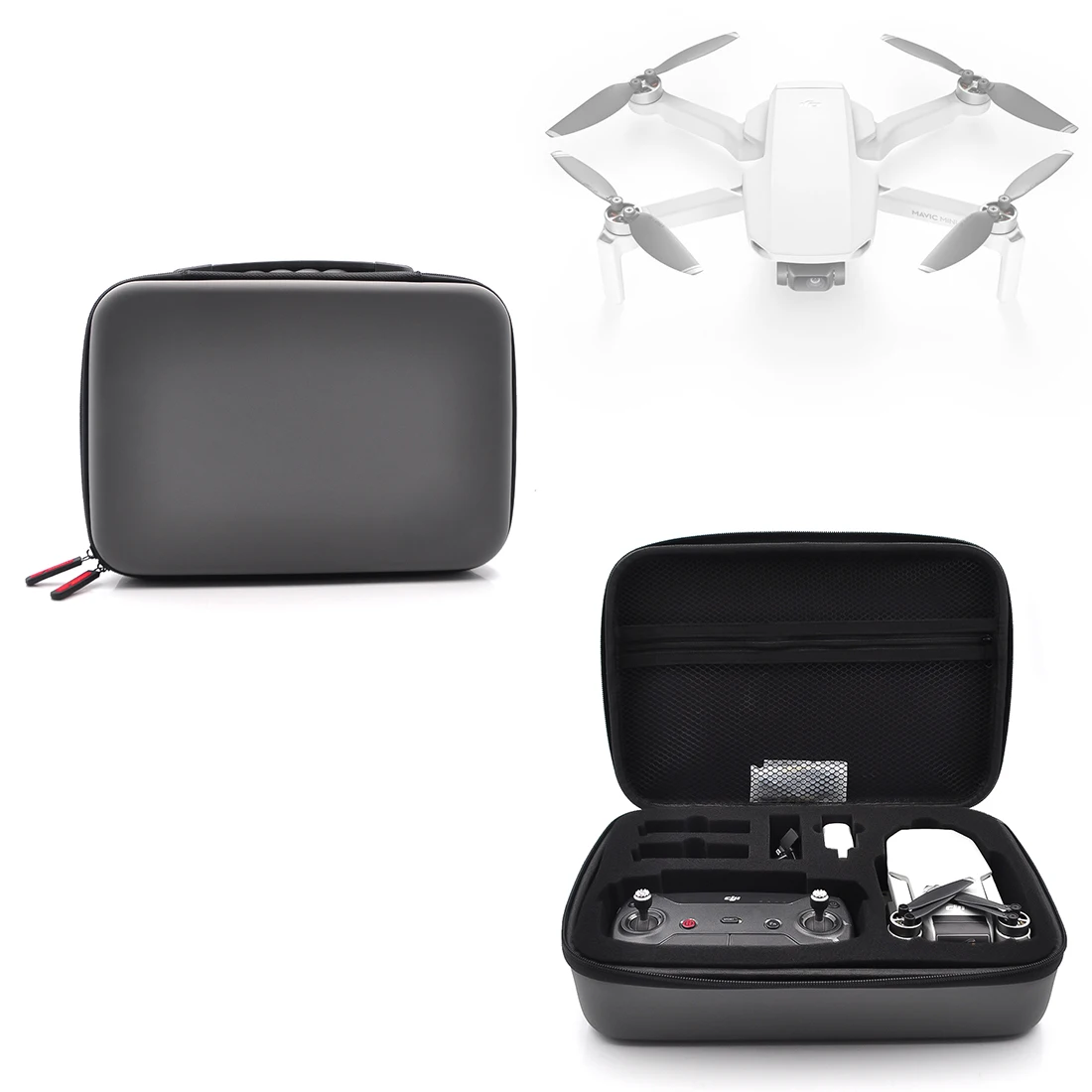 

HOBBYINRC PU Portable Waterproof Carrying Case Storage Bag for DJI Mavic Mini Drone