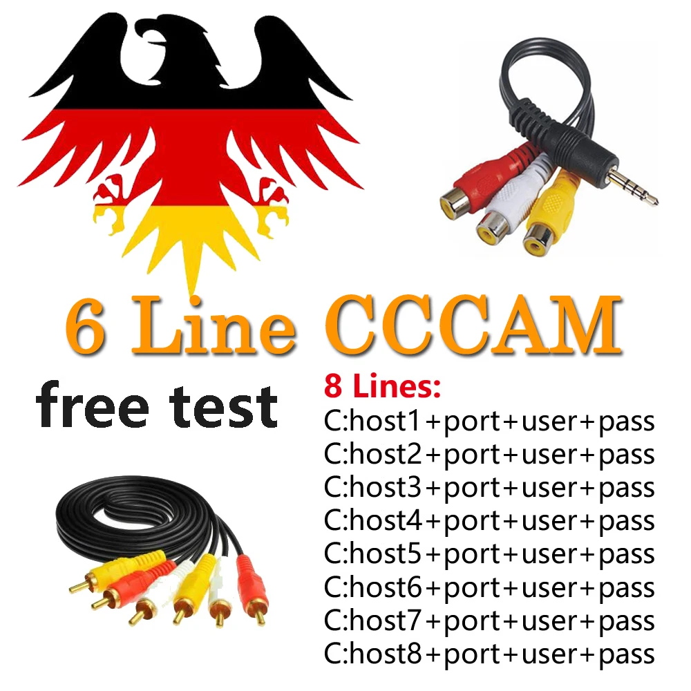 

New Stable spain CCcam 8 Cline Server German CCcams Portugal 1 Year For Europe DVB-S2 HD Satellite TV Receiver GTmedia V8 Nova