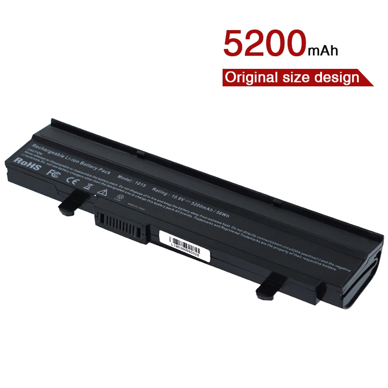 Оригинальный аккумулятор для ноутбука высокой емкости 6 ячеек 1015 ASUS Eee PC 1016 1015P 1016P