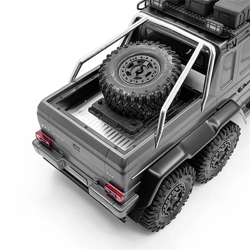RC багажник грузило ведро запасная шина Монтажная пластина для 1/10 TRAXXAS TRX6 G63 TRX4 G500 RC части автомобиля из нержавеющей стали
