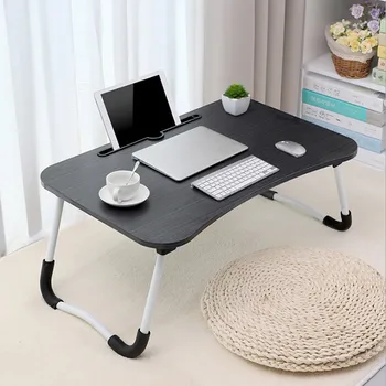 

Bed Small Table Laptop Computer Table Furniture Large Bed Tray Foldable Portable Multifunction Laptop Desk Lazy Laptop Table