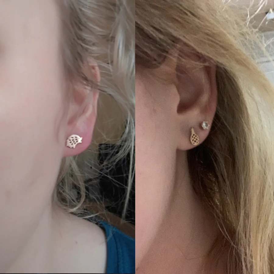 Starbeauty 2 шт собака кошка Дракон паук лошадь сердце Спираль пирсинг для пупка серьги женские ухо шпилька-Сережка для пирсинга ювелирные изделия для тела