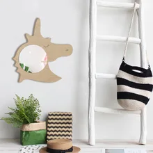 Funlife производители творческое зеркало наклейки INS Wind детская комната Единорог 3D стереоскоп стена «под дерево» наклейки HM021