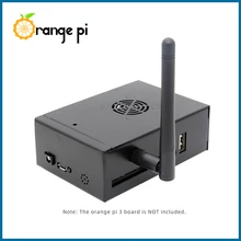 S ROBOT Orange Pi 3 Metal Case with Cooling Fan Set, Protective Case / Shell / Enclosure / Box for Orange Pi 3 OPI1