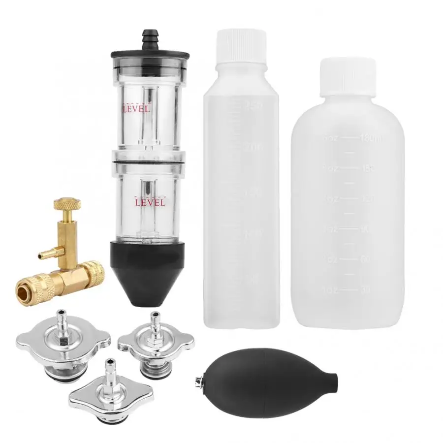 CO2 Cylinder Head Gasket Leak Detector Tester with 3 Adapters