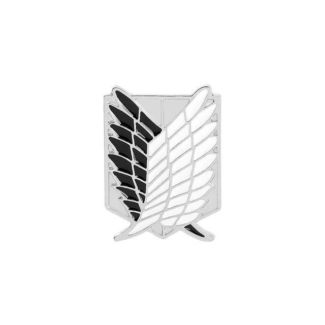Attack On Titan Brooch Pin Wing Of Liberty Freedom Scout Regiment Legion Survey Recon Corp Eren Badge Anime Jewelry Wholesale Brooches Aliexpress