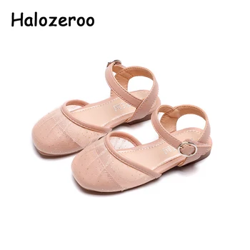 

New Summer Kids Princess Sandals Baby Girls Dance Sandals Children Glitter Brand Flats Party Sandals Pink Fashion Shoes 2020