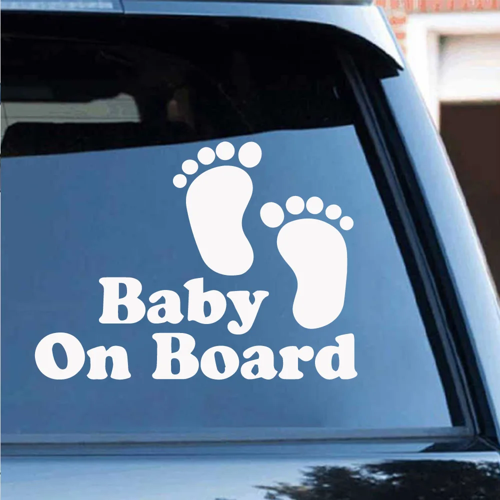 

Vinyl The footprints Car Sticker Car Stickers Window Decal Vinyl Art Pattern Art Car Body Stickers Waterproof