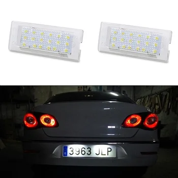 

2PCS LED License Number Plate Light For BMW E53 X5 License Plate Lamps 12V White Exterior Accessories