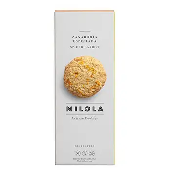 

Milola, Galleta de Zanahoria Especiada - 3 de 140 gr. (Total 420 gr.)